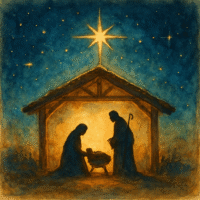 Christmas card ai generated