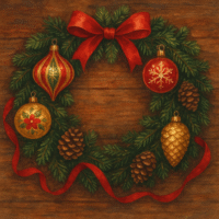 Christmas card ai generated