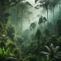 ai generated art work, Kerala forest,