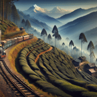 steam locomotives and train