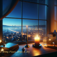 New Year card ai generated