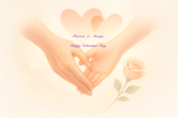 AI generated Valentine card