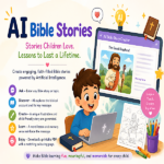 Children’s Bible Stories – AI Bible Story Generator with Pictures & Coloring Pages